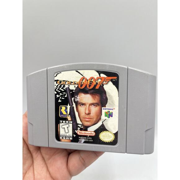 GoldenEye 007 (Nintendo 64 N64, 1997) Authentic - Cartridge Only - Tested - Picture 2 of 8
